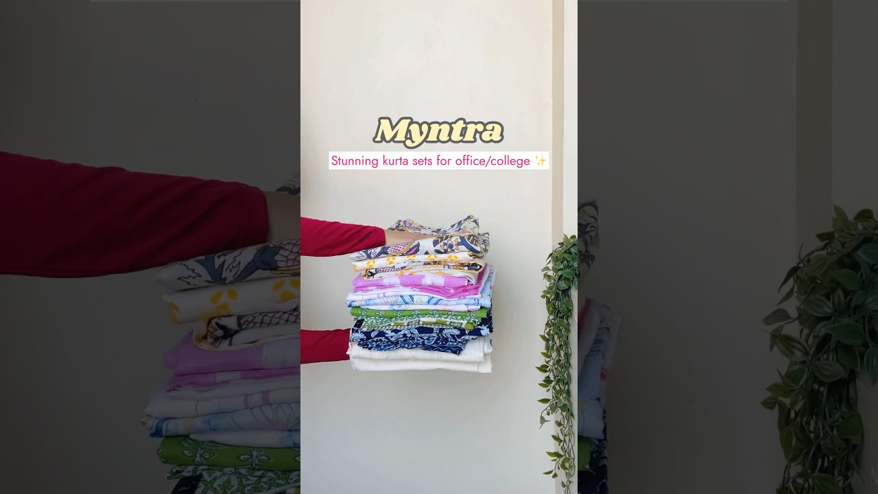 Myntra kurta sets haul 🦚 | Myntra Finds | 