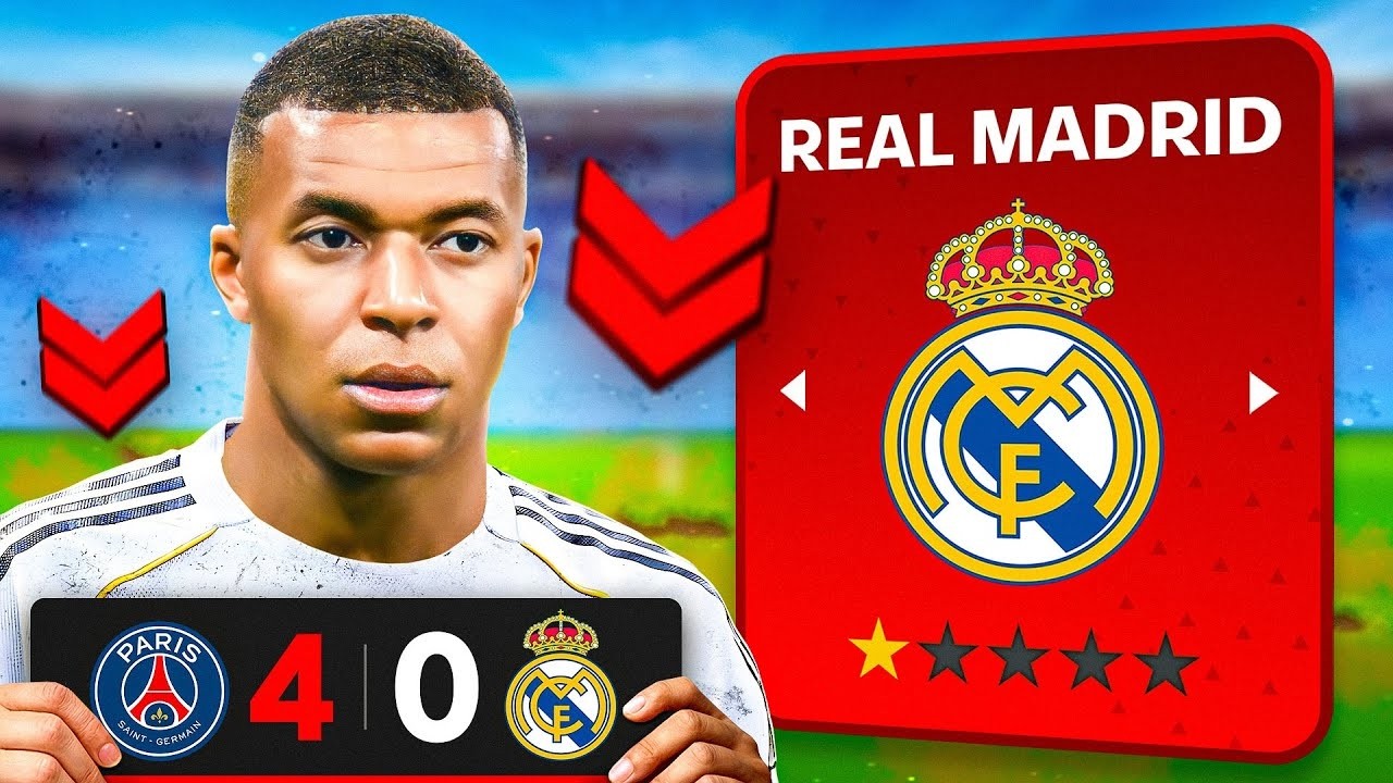 اعادة بناء ريال مدريد بعد فضيحة باريس 🔥| FC25