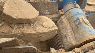 "Stone Crusher Machine: A Giant at Work"The Power of Stone: Machine Working in Action"#stonecrusher
