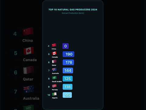 The 2024 Natural Gas Race: Who REALLY Controls the World's Energy?