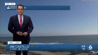 Heat builds into our area by Friday across the Central Coast and continues through the weekend