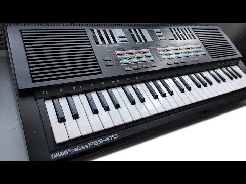 YAMAHA ヤマハ PortaSound PSS-470 Yamaha PortaSound PSS-470 | Vintage Synth Explorer