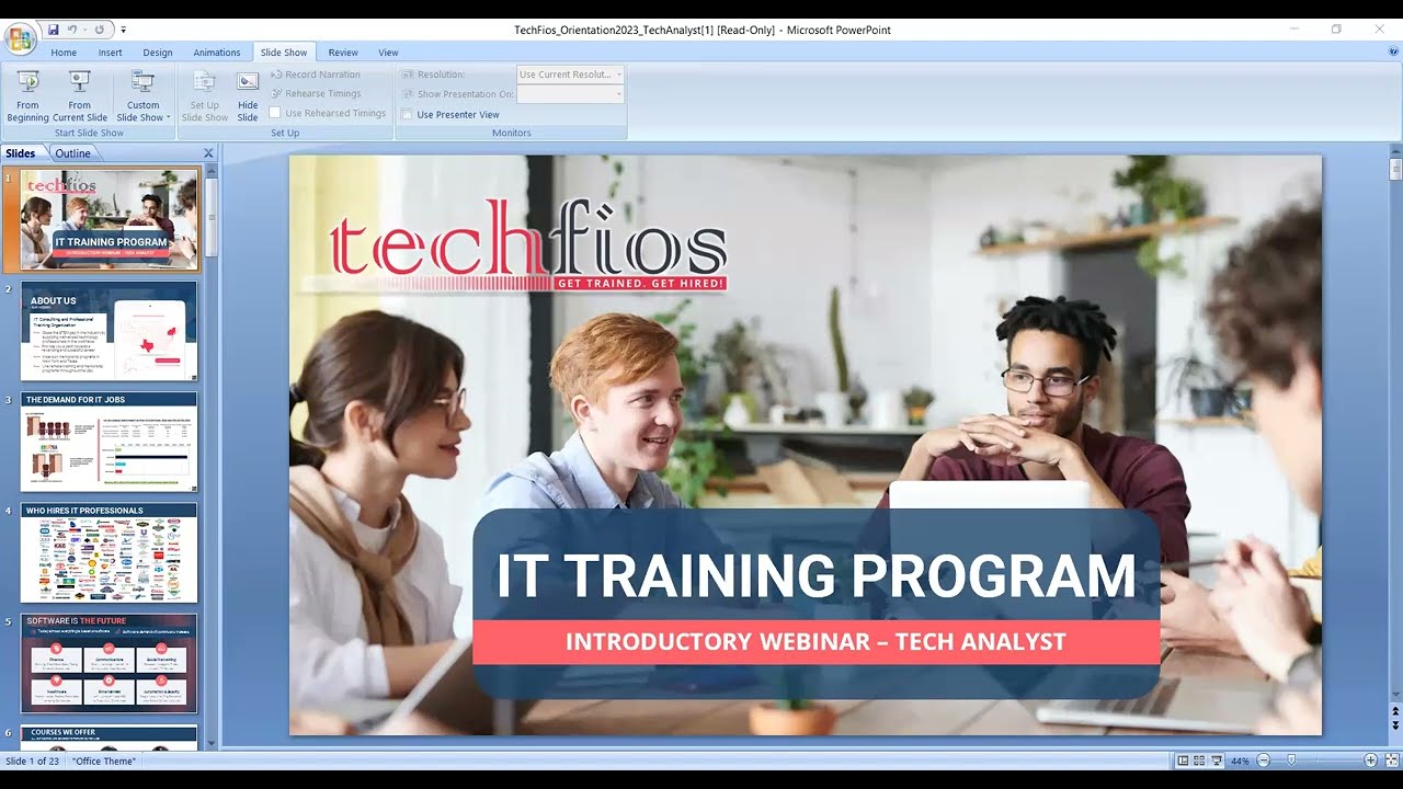 TechFios Tech Analyst Orientation