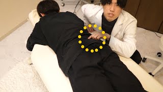 ここを3分押すだけで骨盤矯正できます。