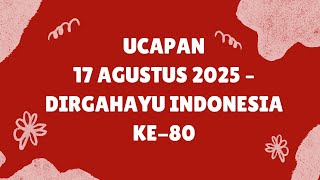 Download Lagu DIRGAHAYU INDONESIAKU ! SELAMAT HUT ke-80 REPUBLIK INDONESIA – 17 AGUSTUS 2025 MP3