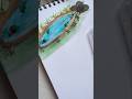 Can the Cheapest Watercolors Make This Painting? 😮🎨#watercolorpainting #budgetart #shorts