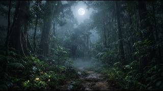 Fireflies in the Forest ✨🌲 Peaceful Night Nature Sounds | Thai Zen Harmony