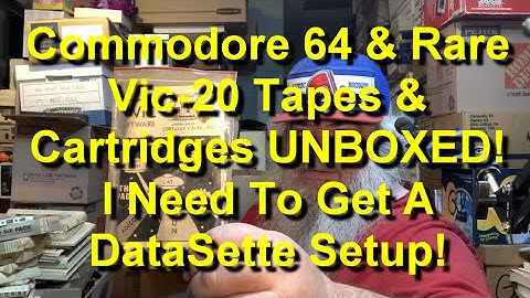 Commodore 64 & Vic-20 Tapes, Cartridges, Books, All Other Strange RARE Vintage Items - Episode 1364