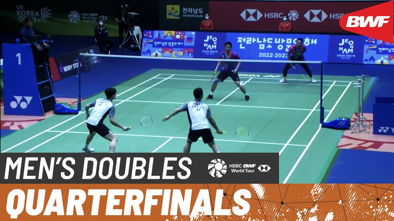 Korea Open Badminton Championships 2022 Choi/Kim (KOR) vs Ahsan/Setiawan (INA) 2 Quarterfinals