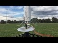 SpaceX Falcon 9 Model Rocket Launch