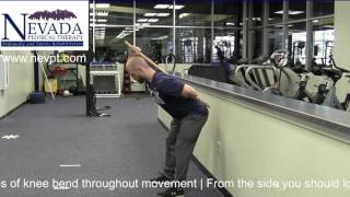 Wall Taps Hip Hinge
