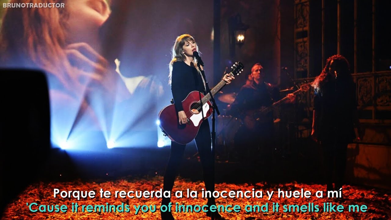 Taylor Swift - All Too Well (10 Minute Version) // Lyrics + Español // Live on Saturday Night Live