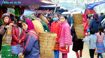 Chợ Phiên Khâu Vai HÀ GIANG Mộc Mạc Bán Toàn Đặc Sản Đông Bắc | Miền núi tây bắc