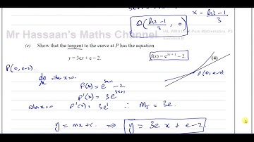 [11], A2, (IAL), Pure Mathematics, (P3), Solomon Paper B, Q6, Differentiation, Eq of Tangents