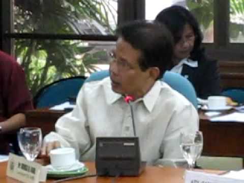 Roilo Golez, Congressional Task Force Hearing on B...