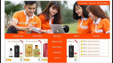 Web1013 Lab08 Hướng dẫn thiết kế menu dọc