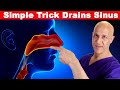 Simple trick drains sinus in 1 move  created by dr mandell