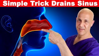 Simple Trick Drains Sinus in 1 Move | Created by Dr. Mandell