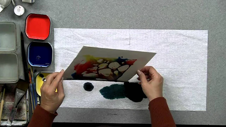 Pouring Watercolor Over Masking with Linda Baker