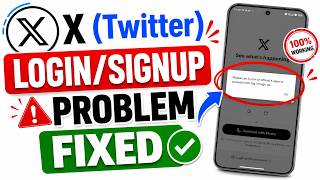 X (Twitter) Account Login/Sign up please use x.com or official X app to proceed problem fix