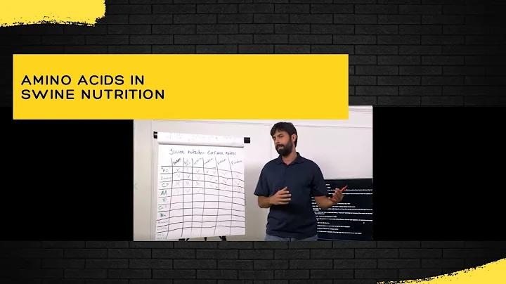 Amino acids in swine nutrition