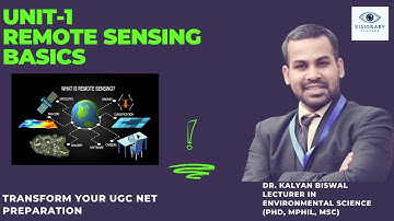 UGC NET/JRF Environmental Science🌿🌿🌿🌿 |  Unit-1 | Lecture 14 | Remote Sensing (Basics)✍️✍️✍️