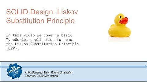 SOLID: Liskov Substitution Principle using Typescript