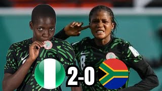 Nigeria Flamingos 2 vs 0 South Africa, U17 women's world cup qualifiers, Full Goals & Highlights