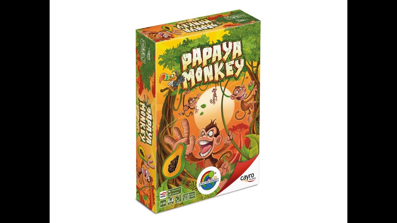 Cayro Papaya Monkey – Juego De Mesa Estratégico Educativo, Desarrolla La Planificación Y La Estrategia, Ideal Para Niños Y Adultos, Fácil De Transportar