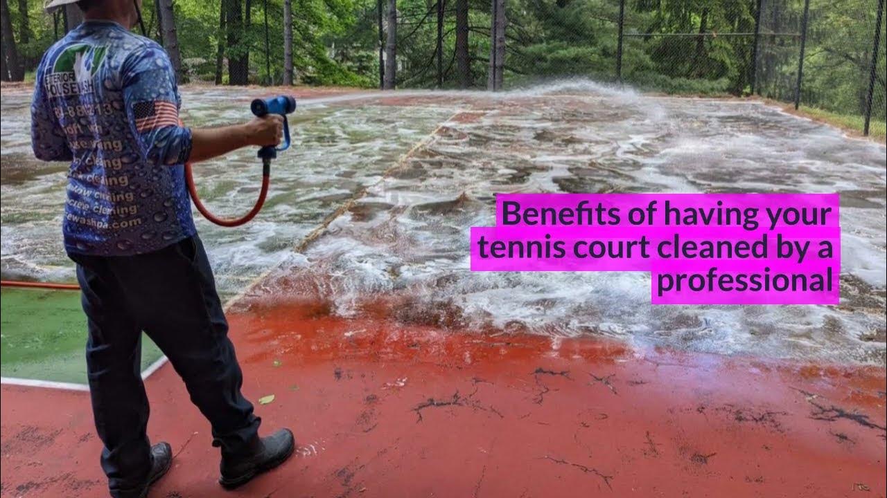 Professional Tennis Court Cleaning Company on the Main Line YouTube