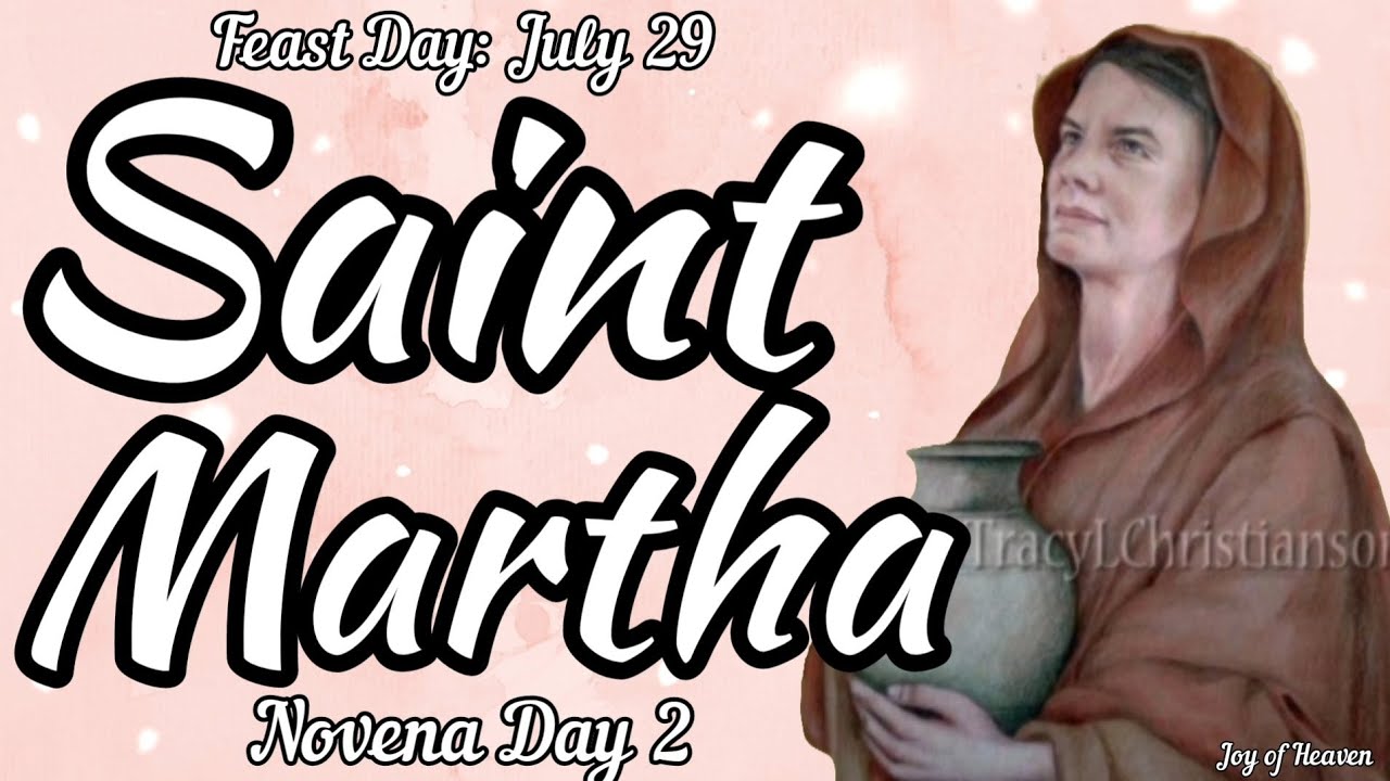 St. Martha Novena Prayer Day 2 / Patron Saint of Cooks, Homemakers ...
