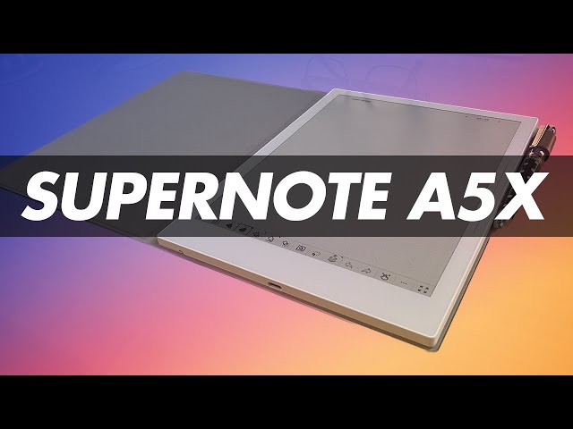 SuperNote A5 X — eInk Tablet Review (Late 2022) - YouTube