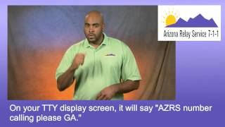 Arizona Relay explains how to use Traditional TTY