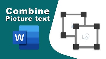 how to combine pictures and text in Microsoft word