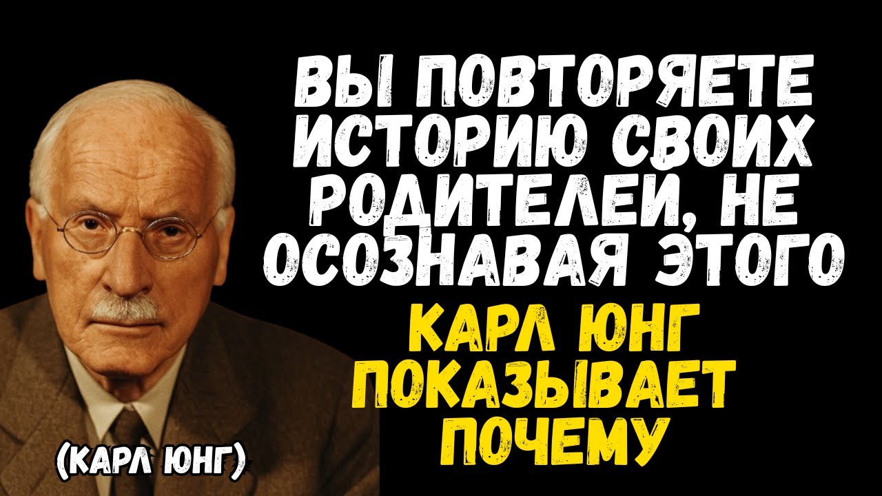 Вы повторяете историю своих родителей, не осознавая этого   Карл Юнг показывает почему