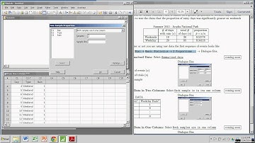 Test for a Difference in Two Proportions, Minitab, Data in One Column
