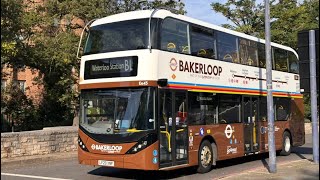 Full IBus Visual-London Bus Route BL1 Waterloo Station to Lewisham, Town Centre (Go-Ahead Bakerloop)