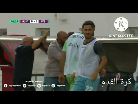 حسنية أكادير 0 2 إتحاد الرياضي التوركي هدف رضوان أيت المقدم في الدقيقة 41 