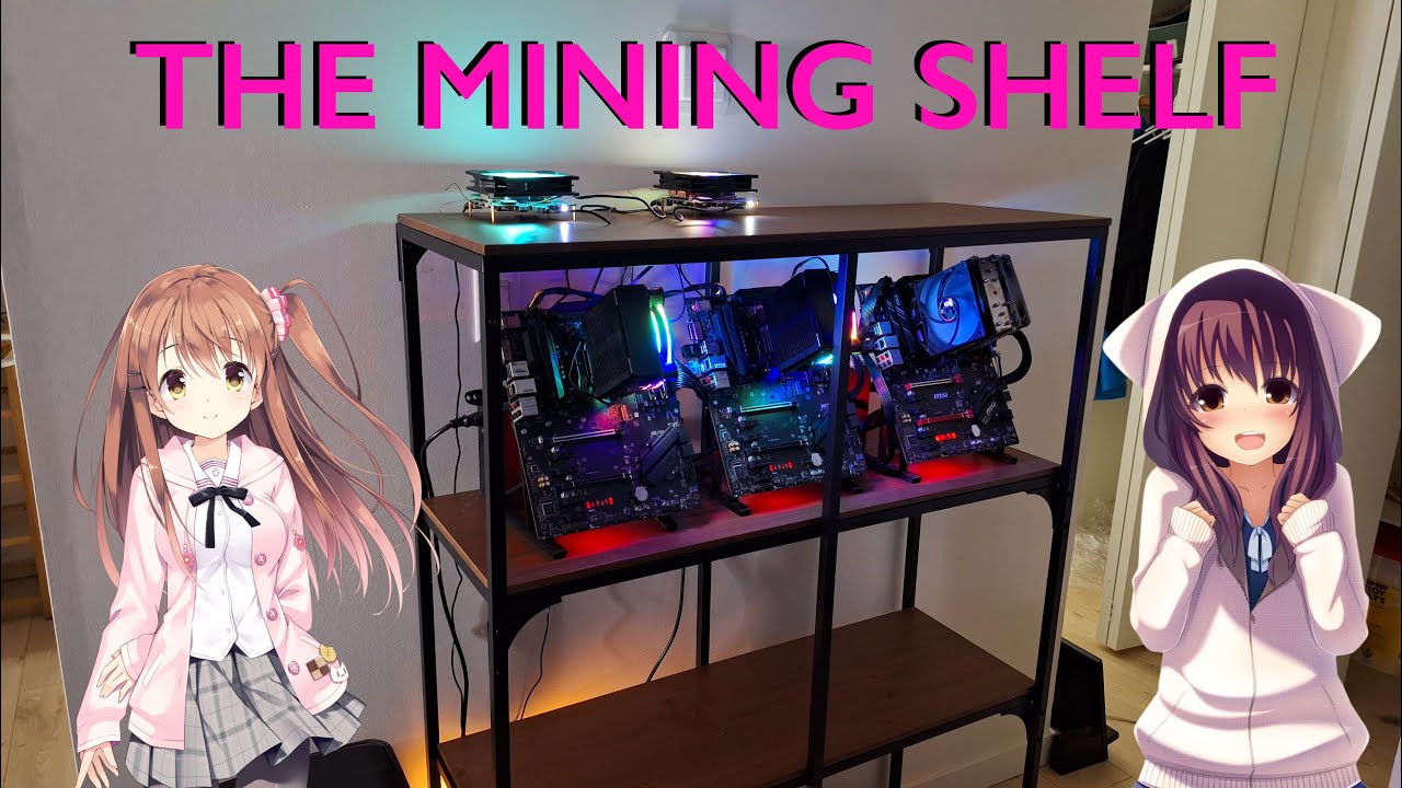 PUTTING UP A NEW CPU MINING SHELF │ Mining Update