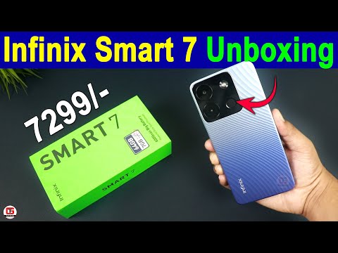 Infinix Smart 7 Unboxing 7299 only Best Smartphone Under 7500 | Infinix Smart 7 Review | Smart 7