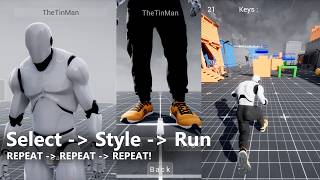 Motion Matched Endless (Infinite) Runner Game Creator Template V1.5 | Showcase | UE5 | WraithCG |