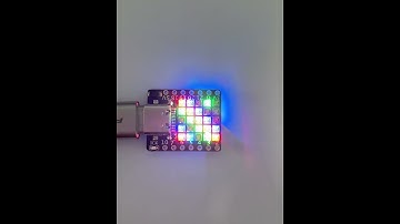 How the ESP32 C3 LED board display
