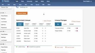 The Most Unique PGA Daily Fantasy Optimizer - Tutorial