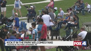Soccer fans celebrate Lionel Messi record-breaking performance during KC watch parties