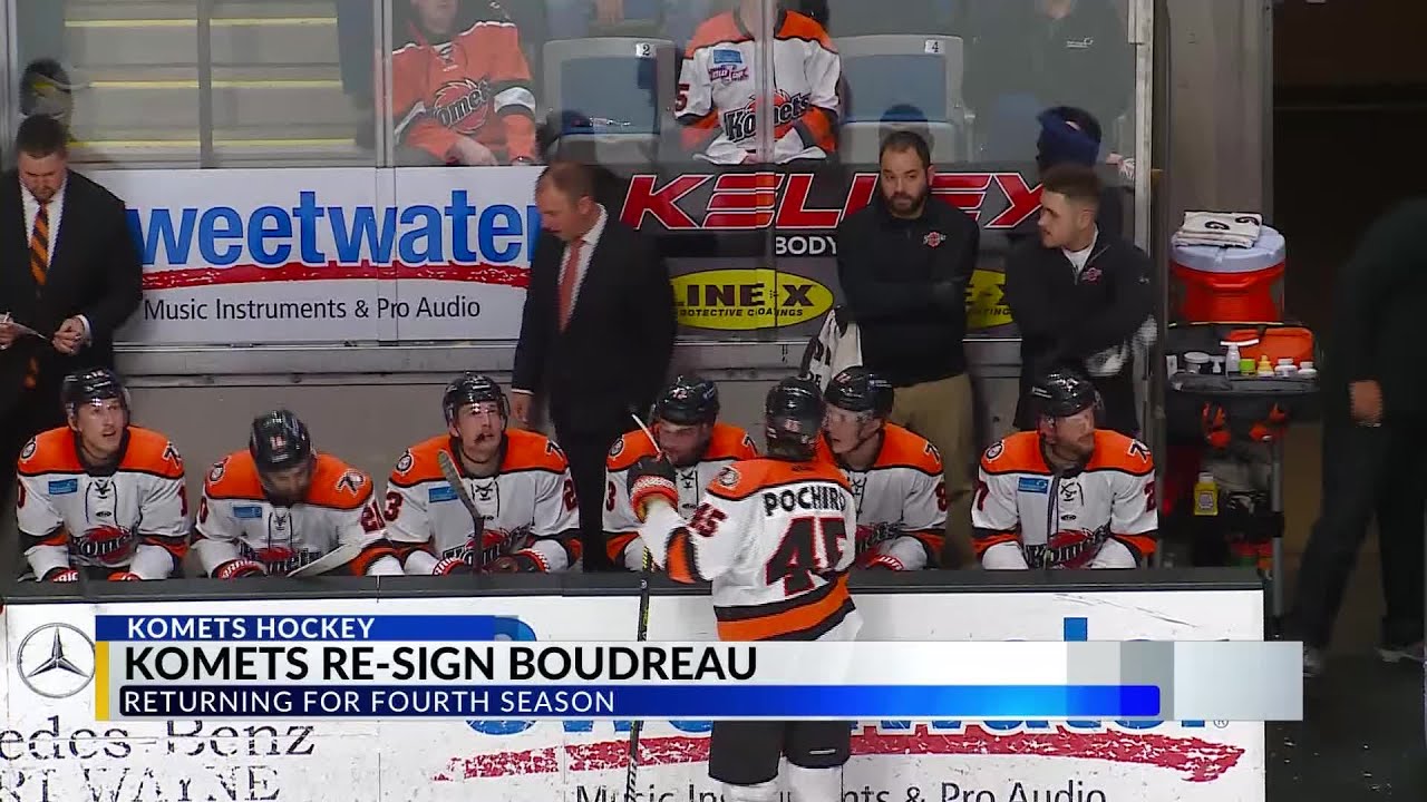 Komets re-sign Ben Boudreau for 2022-23 season
