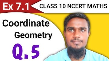 Coordinate geometry class 10 | Ex.7.1 q5 | Chapter 7 ncert math #mhkclasses
