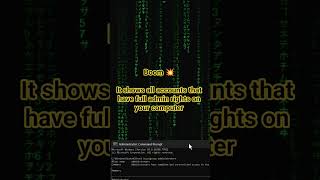 Check Who Has Full Control Of Your Pc