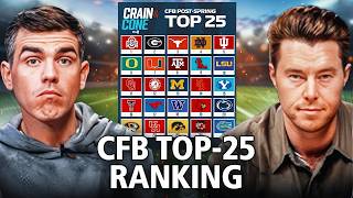 Preseason Top-25 College Football Rankings