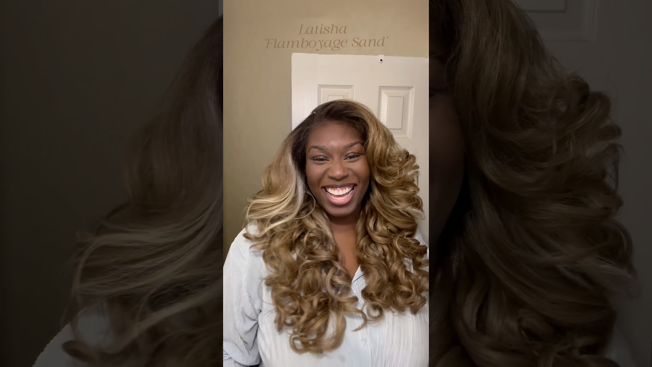 Latisha - Flamboyage Sand Synthetic Wig 