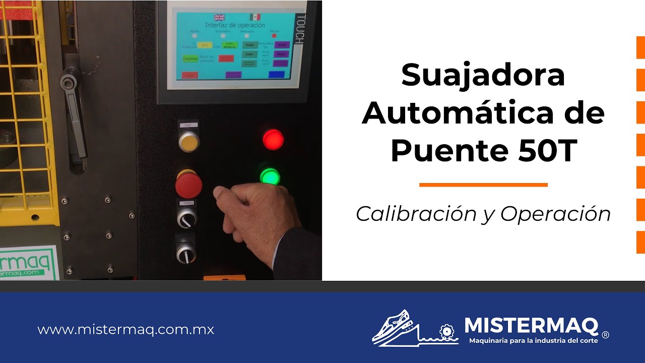 CALIBRACIÓN SUAJADORA AUTOMÁTICA DE PUENTE 50T | MISTERMAQ
